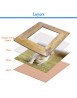  Wooden Picture Frame 8x10 Inch Made to Display 5x7 Inch Pics Photo Frames-HKFM003