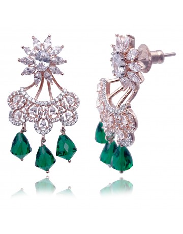 Beautiful designer earrings in semi-precious stone beads