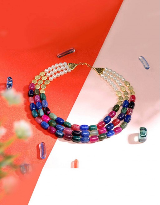 HASTKARI Designer Beaded Necklace